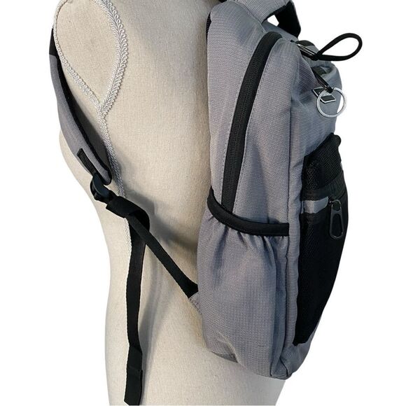 Calvin Klein Gray & Black Backpack Unisex - Picture 5 of 9